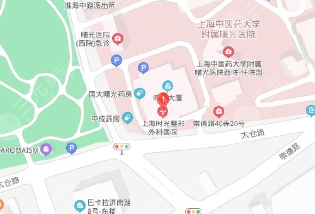 上海时光整形医院地址在哪个区