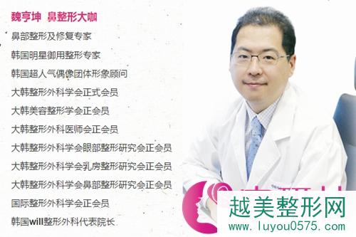 高难度鼻修复专家—will医院代表院长魏亨坤